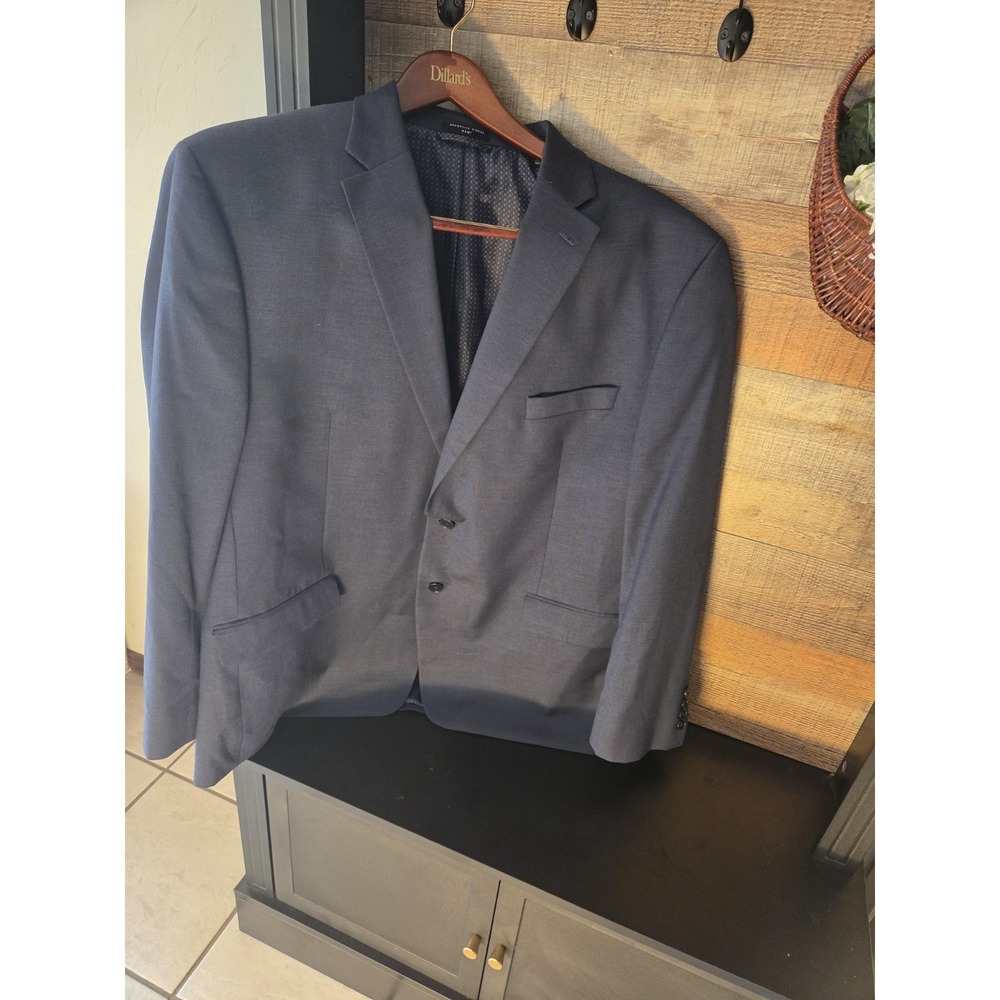 Shaquille O'Neal XLG Blue Suit Jacket Sports Coat Blazer Men's Size 50, corpcore